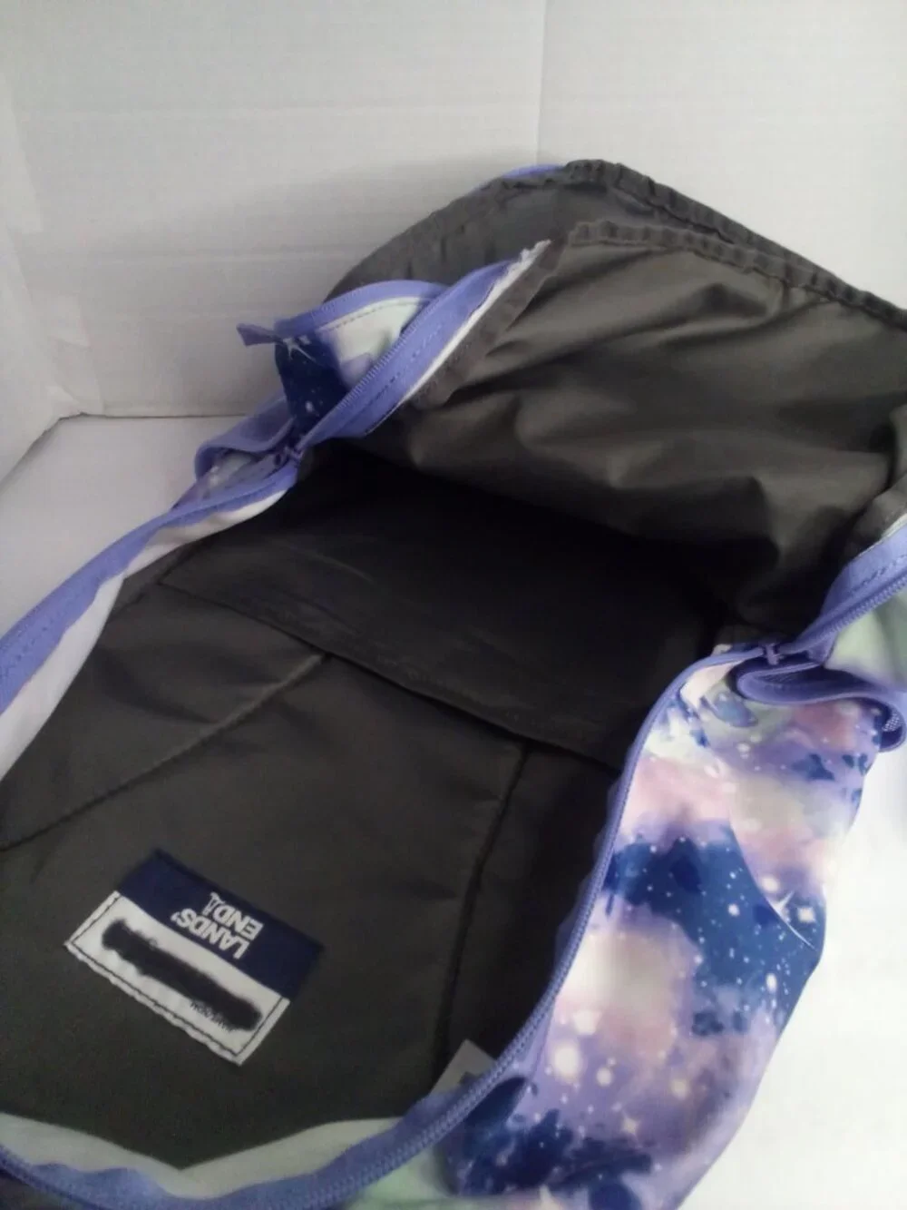 Lands End front pocket questions